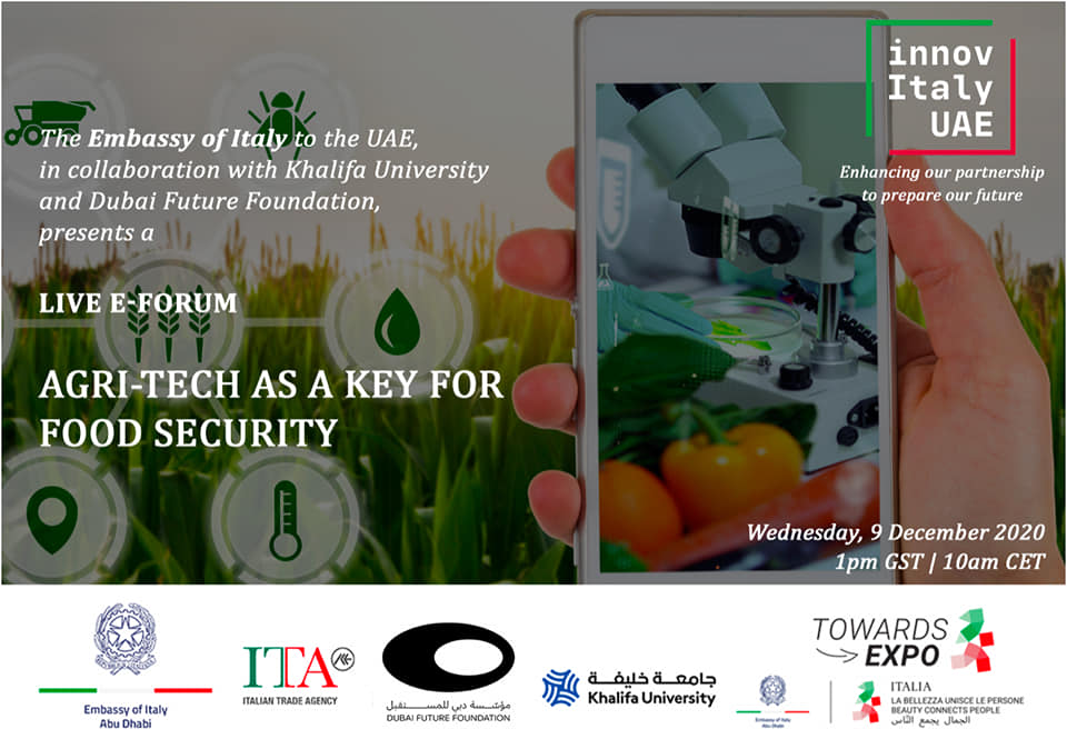 Talk on “Agritech as a Key for Food Security”